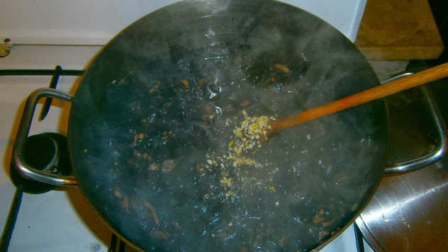 Crni rižoto od sipa - crnilo - foto: Ana Marija Barić