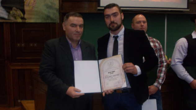 Novinar Slaviša Dabižljević i Petar Rakić - foto: Petar Kočić